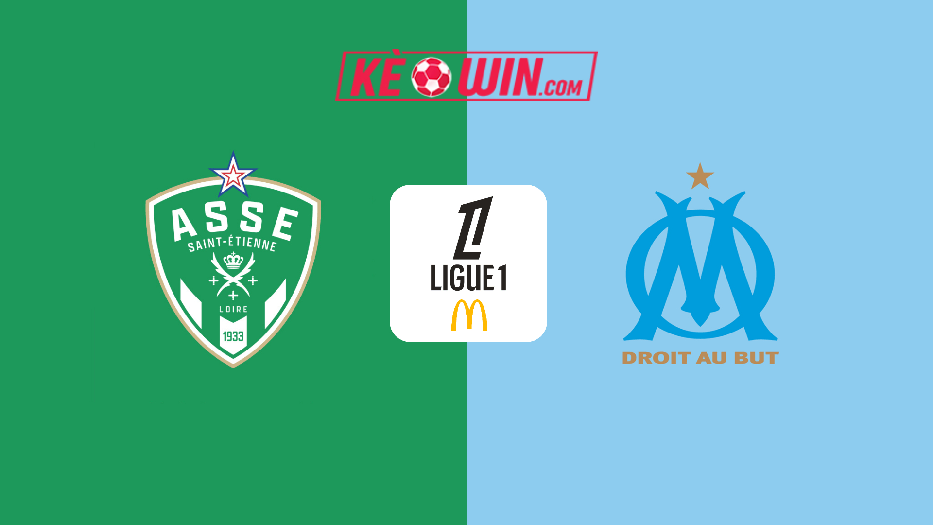 Saint-Etienne vs Olympique de Marseille – Kèo bóng đá 02h45 09/12/2024 – VĐQG Pháp