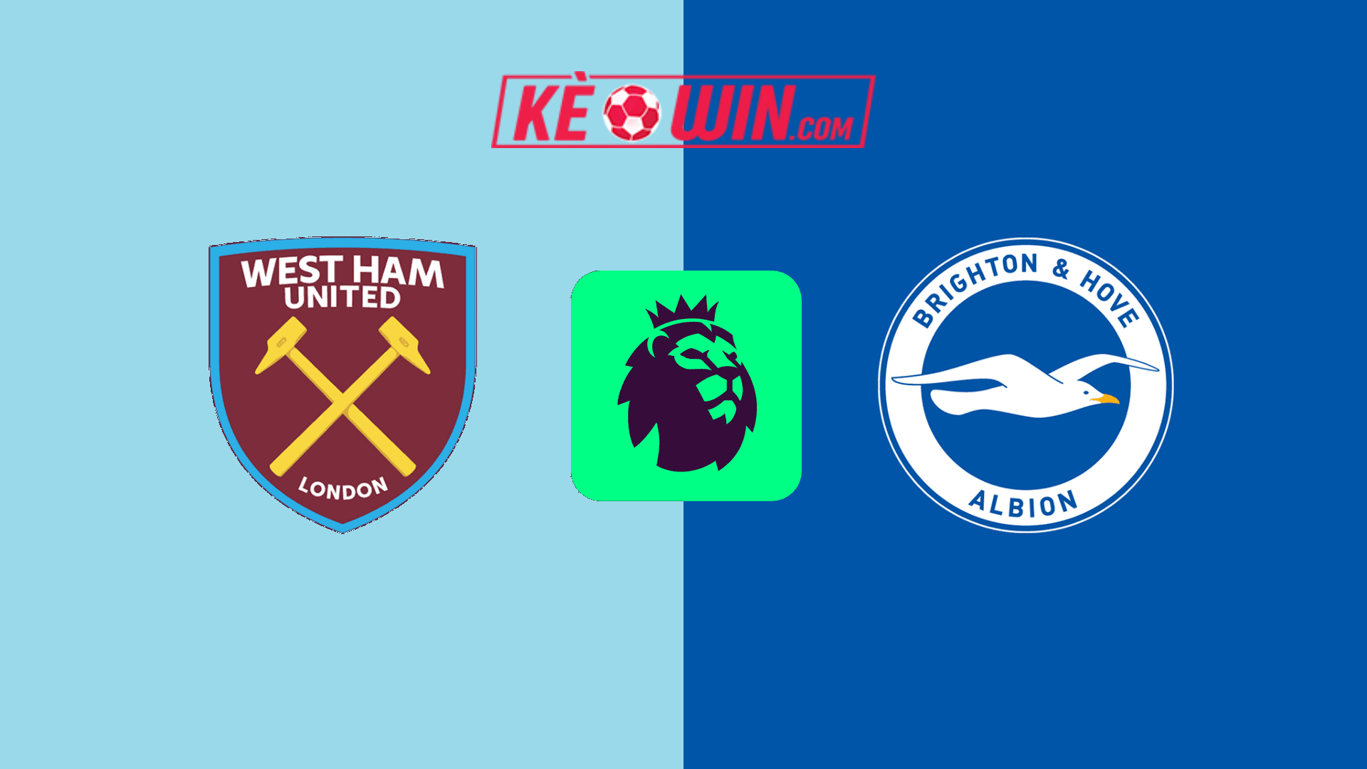 West Ham United vs Brighton & Hove Albion – Kèo bóng đá 22h00 21/12/2024 – Ngoại hạng Anh